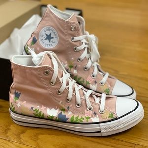 Converse Chuck Taylor 70 CATS Hi Pink Clay Indigo Oxide White Natural Plants